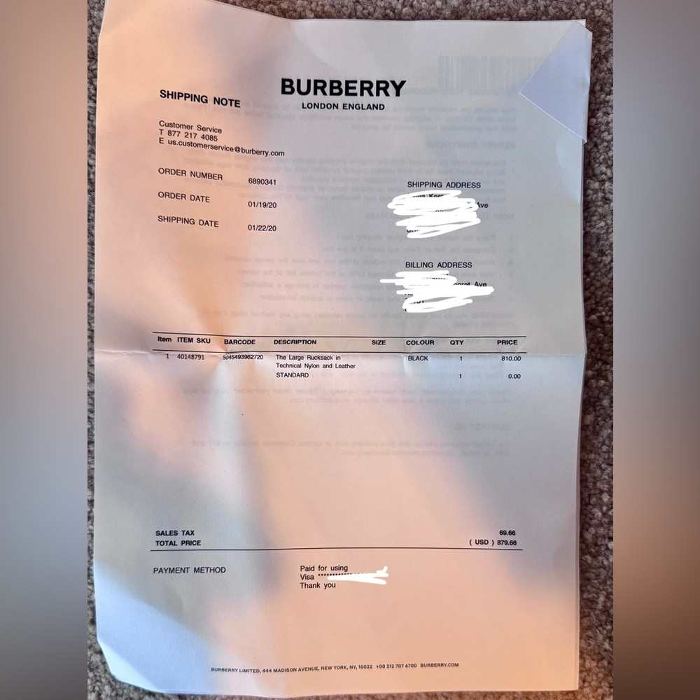 Burberry Rucksack Backpack - Picture 9 of 12